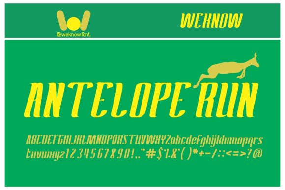 Antelope Run Typeface: Elevating Editorial Design with Bold Display Typography
