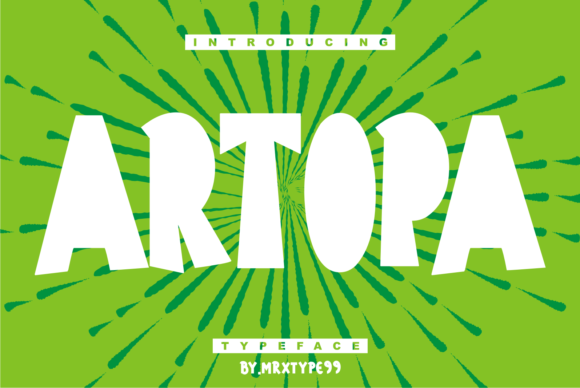 Artopa: A Bold Display Font for Impactful Designs