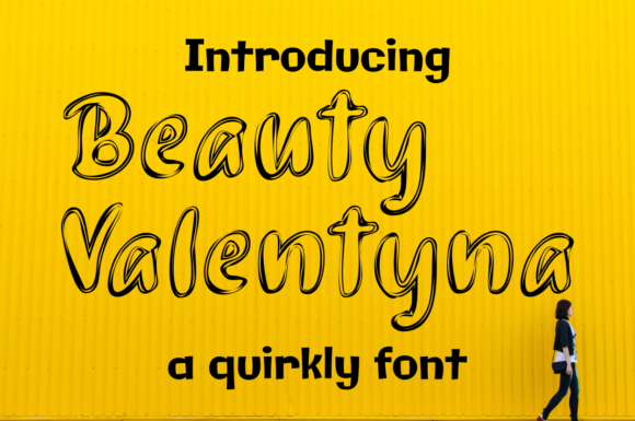 Beauty Valentyna: A Bold Display Font for Standout Web Design