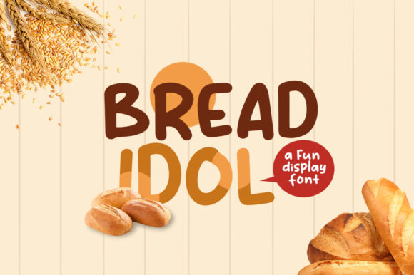 Bread Idol Display Font for Editorial Design
