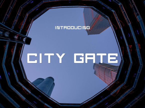 City Gate Font for Modern Branding and Design Projects