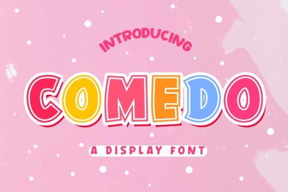 Comedo Font: A Playful Display Typeface for Bold Branding