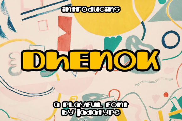 Dhenok Display Font in Branding Projects