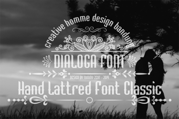 Dialoga: The Bold Vintage Display Font for Elevated Brand Identity