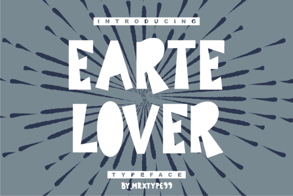Earte Lover Font for Bold Web Design and Branding