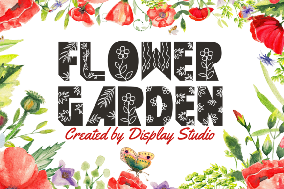 Flower Garden Font for a Fresh and Professional Brand Identity