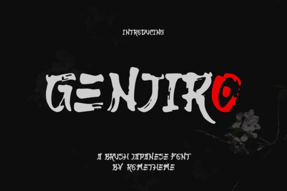 Genjiro Font for Editorial Design and Creative Projects