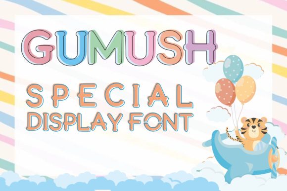 Gumush Font: Playful and Professional Display Type