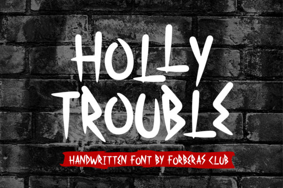Holy Trouble Font for Spooky and Spectacular Campaigns