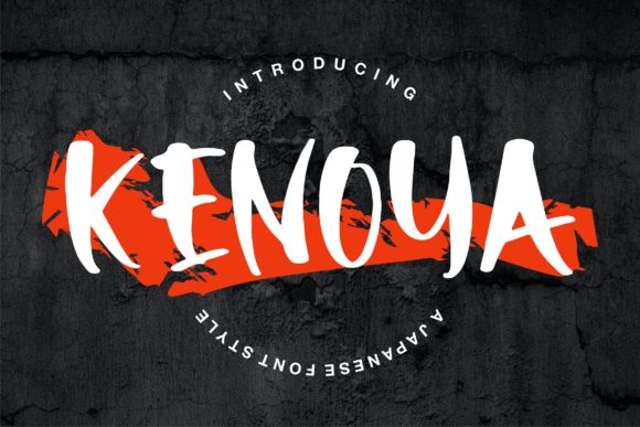 Kenoya: A Display Font for Editorial Elegance