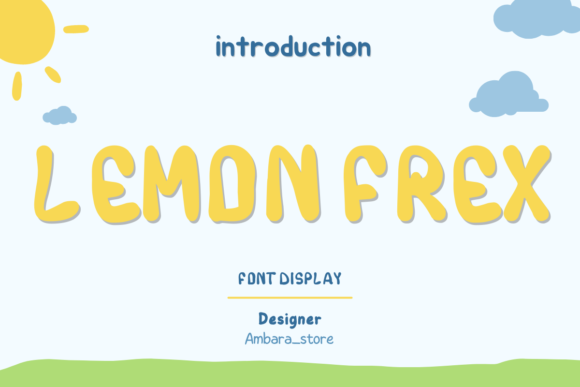 Lemon Frex Font: A Bold Display Typeface for Digital Marketers
