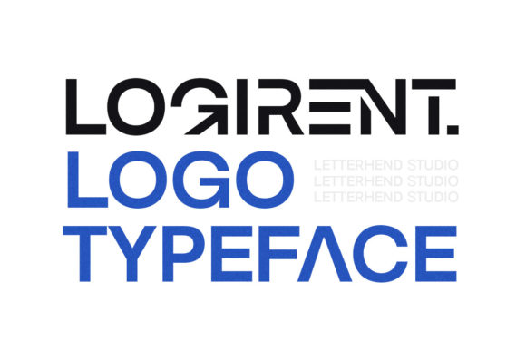 Logirent Font: A Modern Display Typeface for Creative Designers