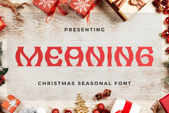 Meaning Font for Bold and Beautiful Design Projects