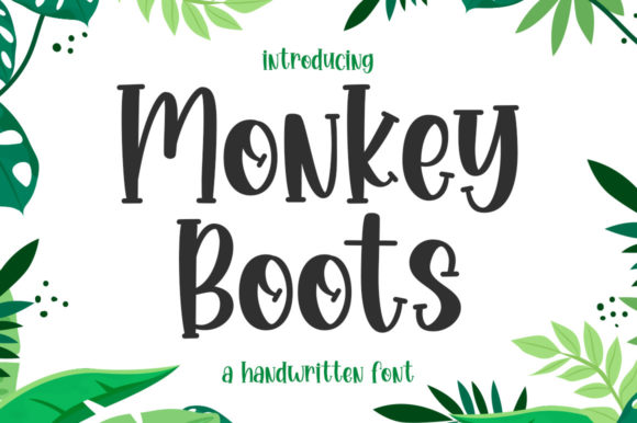 Monkey Boots: A Quirky Display Font for Creative Projects