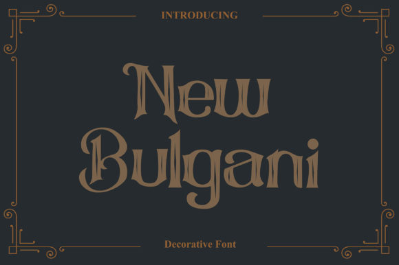 New Bulgani Font: A Display Typeface That Elevates Your Campaigns