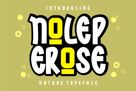 Nolep Erose Display Font Review for Creative Branding Projects