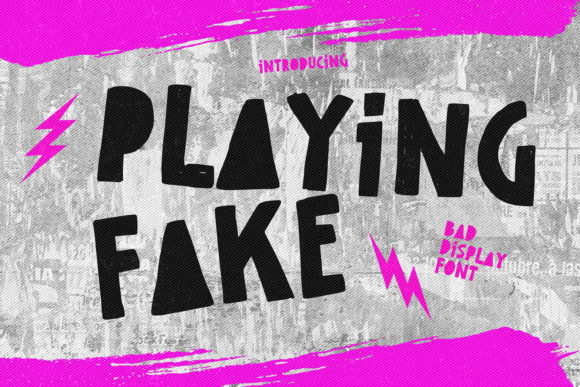 Playing Fake Font: A Display Typeface That Elevates Branding
