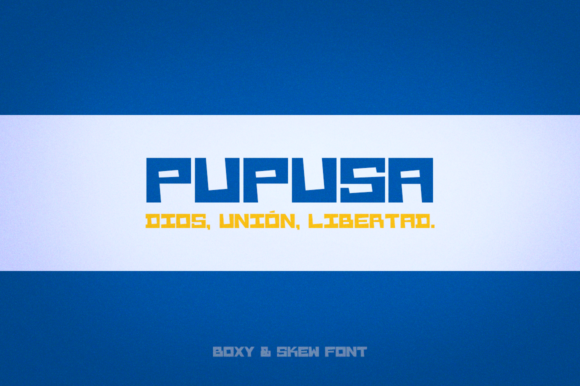 Pupusa Display Font for Bold Campaign Headlines