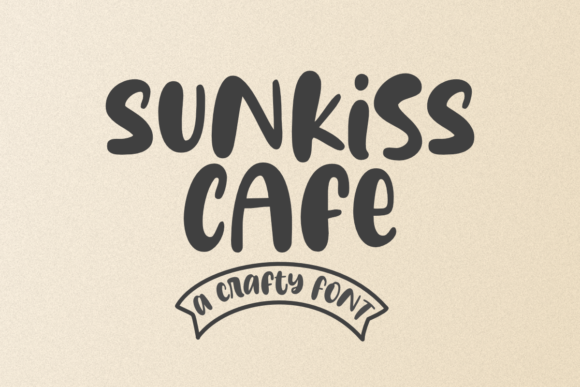 Sunkiss Cafe: A Bold Display Font for High-Impact Web Design