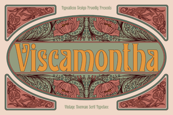 Viscamontha: A Display Font for Creative Typography